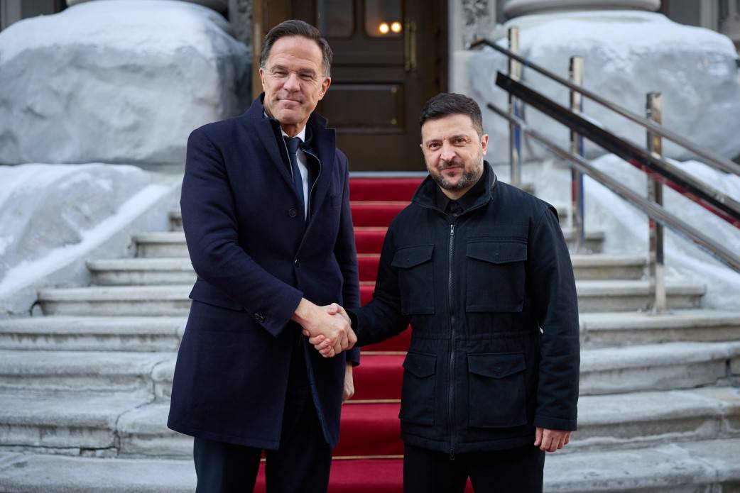 Марк Рюте и Володимир Зеленски